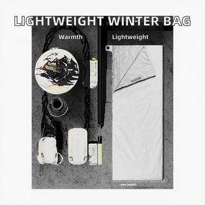<span class=keywords><strong>Sac</strong></span> de couchage d'hiver ultraléger pour le camping en plein air et la randonnée, en coton polyester/nylon semblable à la <span class=keywords><strong>soie</strong></span>, <span class=keywords><strong>sac</strong></span> de couchage pour adultes - Product Image 2