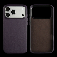 Étui de téléphone en cuir premium antichoc, coque arrière de protection pour iPhone 17 Pro Max 16 15 14 13 12 11