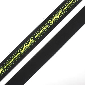 Factory Top Quality 2.5Cm Non-slip Grip Printed Elastic Band Sport Clothing <b>Webbing</b> Strap - Product Image 1