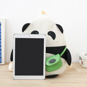 Sac à dos maternelle mignon Panda, sac à dos unisexe coloré à motifs de dessins animés pour bébés de 2 à 7 ans, petit sac de voyage polyvalent - Product Image 4