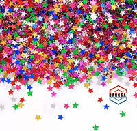 Flocons de neige, points et étoiles en polyester pailleté pour la décoration artisanale de Noël, vente en gros, fournitures de fête pailletées pour les fêtes