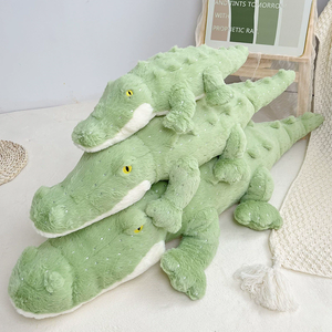 Peluche Personalizzabile a Forma di Animale, Coccodrillo Gigante in Cotone PP Super Morbido, Giocattolo per Bambini, Bestseller - Product Image 1
