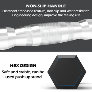 2.5-50kg cao su tráng hình lục giác quả tạ đặt với lõi sắt có thể điều chỉnh nhà phòng tập thể dục sức mạnh đào tạo HEX quả tạ - Product Image 4