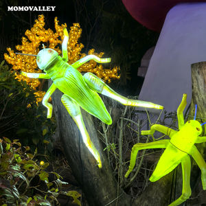 Momovalley al aire libre LED <span class=keywords><strong>luces</strong></span> <span class=keywords><strong>de</strong></span> <span class=keywords><strong>Navidad</strong></span> brillante simulación insecto saltamontes Jardín Botánico linterna mostrar decoraciones - Product Image 5