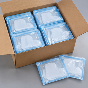 Mitaines et couvre-pieds jetables anti-rayures pour nouveau-nés en non-tissé avec manchons élastiques pour la photothérapie à la lumière bleue - Product Image 5