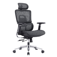 Chaise de bureau ergonomique en maille confortable pour la maison et le gaming, avec soutien lombaire, accoudoirs réglables et dossier inclinable