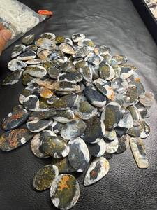 Cabujón de Ágata de Cobre Natural |   Gemas Artesanales de Grado AAA con Iridisencia para Envolver con Alambre en la Fabricación de Joyería de Plata (Formas Variadas) - Product Image 2