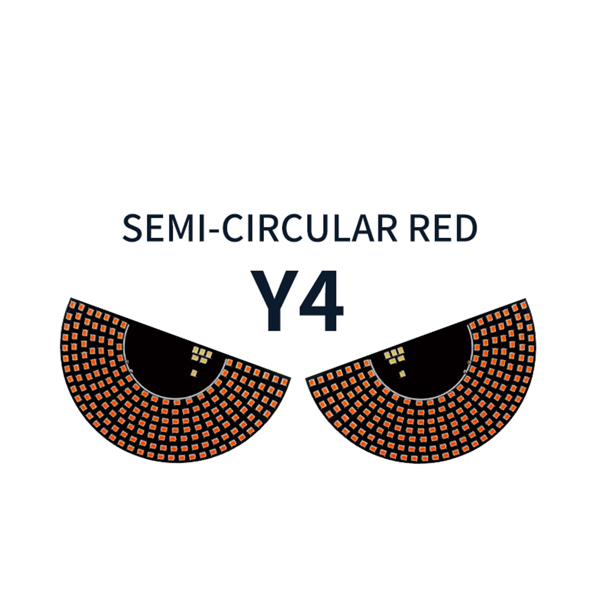 Rojo semicircular