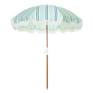 <span class=keywords><strong>Parasol</strong></span> <span class=keywords><strong>de</strong></span> <span class=keywords><strong>plage</strong></span> <span class=keywords><strong>de</strong></span> luxe 2025 en bois, personnalisé, rayé marine, en polyester et coton, avec franges, coupe-vent, nouveau design - Product Image 5