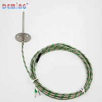 Capteur de température intelligent DEMING à isolation minérale, étanche à la poussière, pour installation à bride fixe, thermocouple basse température