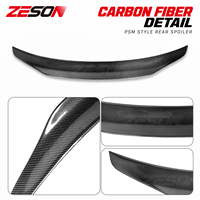 Aileron arrière de coffre style PSM en fibre de carbone pour Mercedes-Benz W218 CLS300 CLS350 CLS400 CLS500 CLS63 AMG Berline 2012-2017
