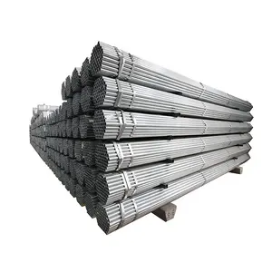 0.8mm 1.0mm 1.2mm Thickness Galvanized pipe Diameter Chrome Plating Steel Tube Silver Iron Round Pipe