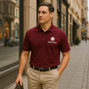 เสื้อโปโลสำหรับผู้ชายเสื้อมังงะโรลป้องกันกลิ่นแห้งแบบเรียบง่ายออกแบบโลโก้ได้ตามต้องการ - Product Image 2
