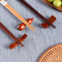 Repose-baguettes en bois traditionnel japonais et chinois, mignon, porte-stylo, repose-baguettes, décoration de table, durable