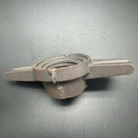Écrou à vis Jack réglable pour étai de tuyau en acier galvanisé de construction avec écrou à oreilles pour pièces d'échelle et d'échafaudage