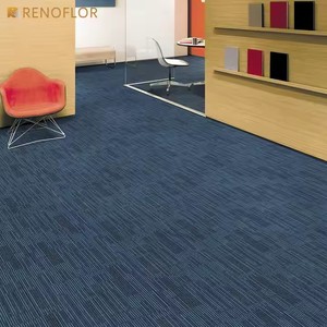 Respetuoso del medio ambiente Barato Muti Patrón Comercial Polipropileno PP Cuadrado PVC Respaldo 50x50 Oficina Piso Alfombra Azulejos Precio - Product Image 2