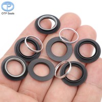 Custom Seals PTFE Combination Seal Durable Low Friction Aluminum Retaining Ring Spring Non-Standard Sealing Solutions OEM ODM