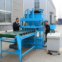 Machine automatique de fabrication de briques en terre cuite emboîtables Linyi Wante WT5-10 |   Équipement de fabrication de briques de terre haute densité