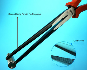 Alicates de boca afilada C12 de 250 mm (10 pulgadas) para fabricación de letreros metálicos, herramienta para doblar letras de canal <span class=keywords><strong>3D</strong></span>, mantenimiento de maquinaria - Product Image 3