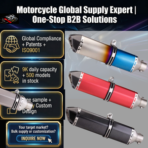 อะไหล่ตัวลดเสียงท่อไอเสียรถจักรยานยนต์ดัดแปลงใหม่ปลั๊กเก็บเสียงสำหรับ R3 NINJA400ยามาฮ่า Z125 300SR Ninja250 - Product Image 1