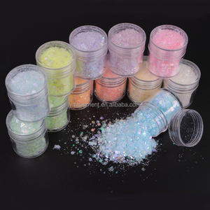 YMJ New Non tossico Bulk Craft Opal luccica Body Glitter Crystal Chunky Mix Glitter per Nail Art resina altre forniture per le vacanze 1kg - Product Image 6