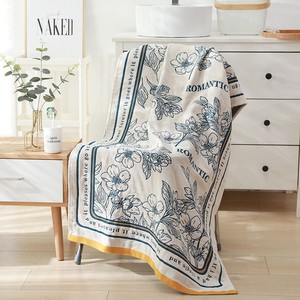Asciugamano da Bagno in Puro Cotone Jacquard Colorato a Quattro Strati per Uomo e Donna, Extra Large, Morbido e Assorbente - Product Image 1