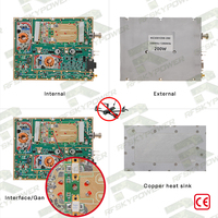 Module RF GaN 200W à large bande passante instantanée, amplificateur RF large bande UHF L à haute efficacité pour la sécurité des aéroports C-UAS