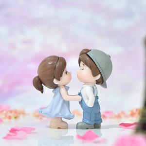 Figuras de Dibujos Animados en 2 Estilos, Pareja Bailarina de Plástico, Juguete en Miniatura DIY, Mini Manualidades de Plástico para Decoración del Hogar y Jardín - Product Image 4