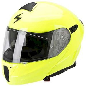 Casco Modulare Scorpion Exo-920 Giallo Fluorescente XS in Policarbonato per Moto - Product Image 1