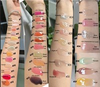 Huile à lèvres repulpante liquide transparente végane hydratante à l'acide hyaluronique SPF haute pigmentation avec logo personnalisé, longue tenue, waterproof, vente en gros
