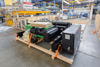 Pont roulant à double poutre à faible hauteur de montage NWH7 2m(M5) avec charge nominale de 20 tonnes, vitesse de levage de 1,2/5 m/min et palan électrique de levage de 15 m