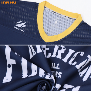 Maglia da Football Americano di Alta Qualità in Rete, Uniforme da Rugby Cucita, Direttamente dalla Fabbrica - Product Image 4