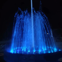 Fuente Musical Decorativa de Acero Inoxidable, Totalmente Personalizable y Duradera, para Jardín, Villa o Exteriores