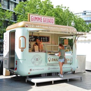 Camión de Comida de Acero Inoxidable de la Mejor Fabricación 2025 en Venta, Remolque de Comida Totalmente Equipado OEM - Product Image 3