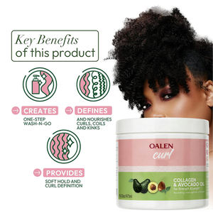 Gel Acondicionador Sin Enjuague Hidratante de Marca Blanca para Cabello Rizado 3 en 1: Desenredante, Control de Frizz y Gel Estilizador para el Cuidado del Cabello Rizado - Product Image 3