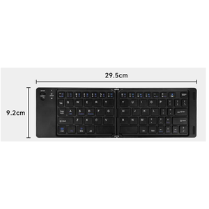 Clavier sans fil miniature 2,4 GHz pliable, interface USB Type-C, rechargeable, ultra-plat, pavé <span class=keywords><strong>tactile</strong></span>, pour ordinateur portable et mobile - Product Image 5