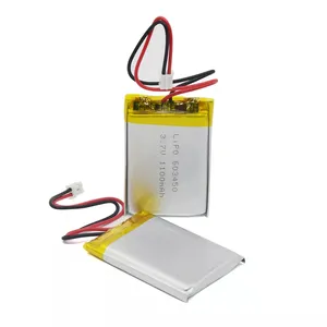 Direct deal 603450 lithium polymer 3.7V battery 1200mah high quality rechargeable lithium polymer battery for Wearable Devices