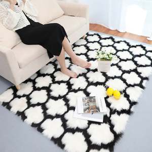 Tapis Rectangulaire de Salon Style Nordique Moderne Personnalisé, Fabriqué à la Machine, 1 Pièce en Polyester Rembourré Résistant aux Taches - Product Image 6