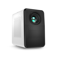 Vente chaude 2023  Wupro/OEM Mini projecteur 3D 4K 180 lumens ANSI Haute luminosité pour cinéma maison extérieur Projecteur portable