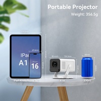 Hotack último X1AA LCD Android13 Home Theater Video Proyector portátil Smart Whale TV Wifi Mini Proyector