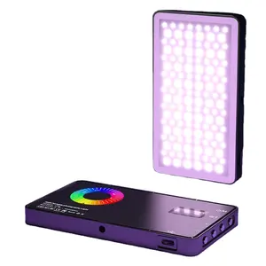 Lampu LED M1Se, LED Video RGB dapat diatur untuk kamera Video Studio YouTube