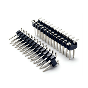 OEM nhà sản xuất nhà máy giá mẫu hỗ trợ <span class=keywords><strong>pin</strong></span> tiêu đề 2.54 mét Pitch hàng tăng gấp đôi dọc SMT Hội Đồng Quản trị để Hội Đồng Quản trị nam kết nối - Product Image 3