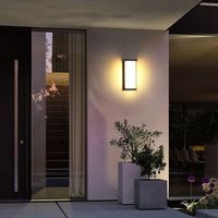 Moderne simple balcon patio mur extérieur capteur intelligent extérieur étanche applique murale LED