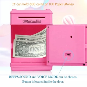 Tirelire électronique créative JinYing à roulement automatique avec mot de passe, mini tirelire ATM peinte, jouet pour enfants - Product Image 3