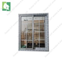 Accueil Fenêtres en PVC UPVC à double vitrage avec cadre coulissant en verre et écran magnétique