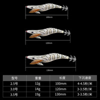 Nouveaux Leurres de Pêche Calamar Eging Flottants 20 Couleurs 12g 14g 19g, Appâts Artificiels pour la Pêche au Calamar et au Poulpe