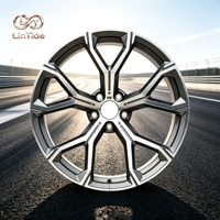 Jantes forgées directes usine, géométrie Y fendue angulaire, face usinée brillante, finition Gunmetal, design sportif