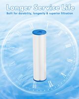 Cartouche filtrante pour bain de glace à immersion froide, élimine les sédiments/sable/rouille