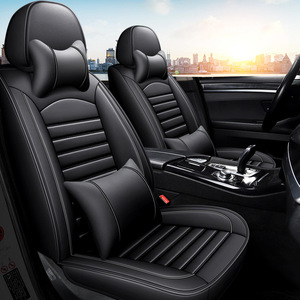 Housse de siège de voiture respirante en similicuir toutes saisons pour conducteur automobile SUV pick-up camion berline universelle antidérapante protection arrière - Product Image 6