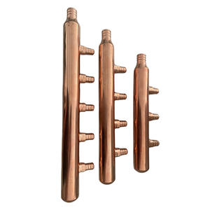 High-Flow Rate Copper Intelligent Manifold Kit Underfloor Heating Household Valve Accessories <b>Plumbing</b> <b>Hoses</b> - Product Image 2